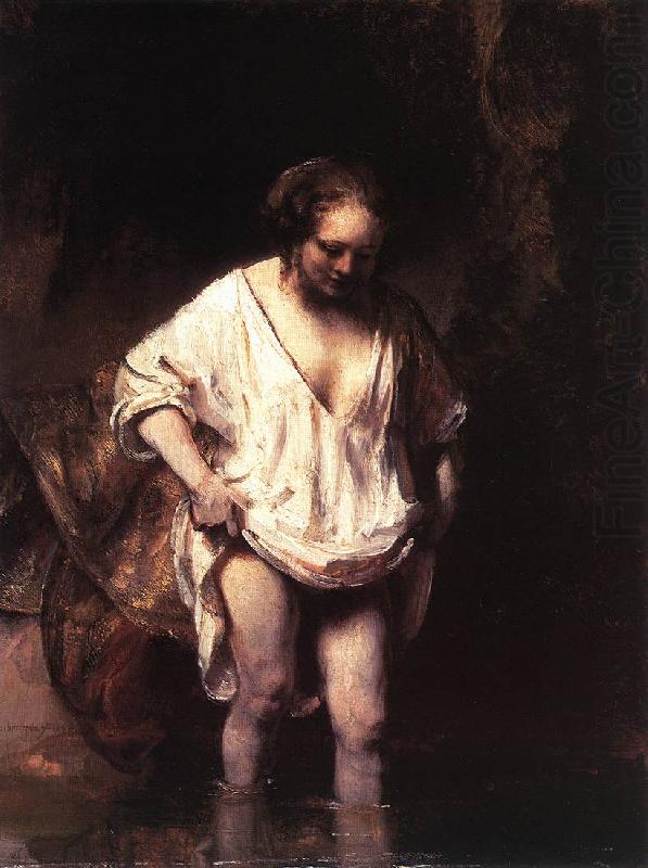 Hendrickje Bathing in a River, REMBRANDT Harmenszoon van Rijn